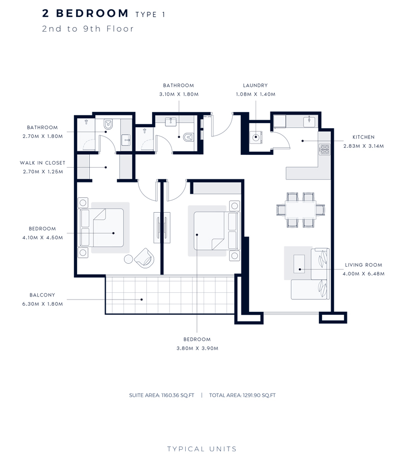 2 Bedroom